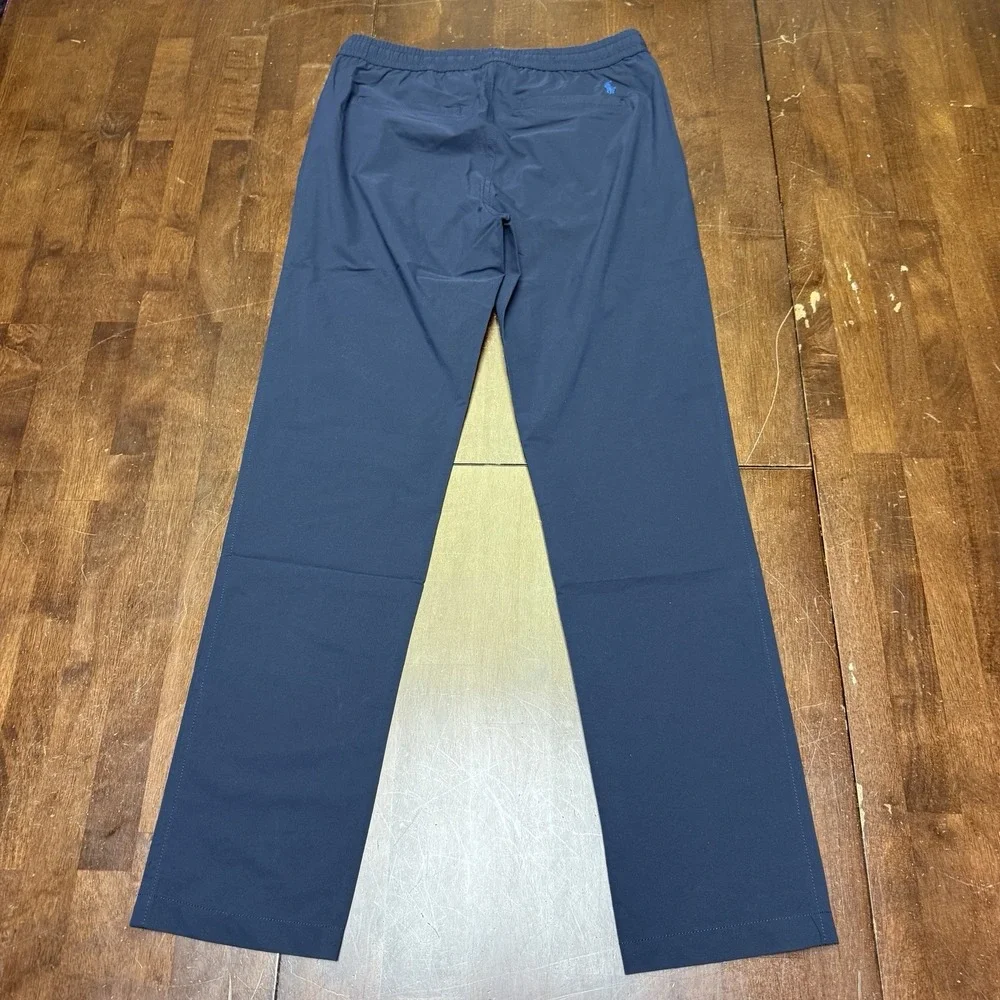 Polo Sport Ralph Lauren Performance Youth Navy‎ Track Pants Wind Pony Sz L 14/16
